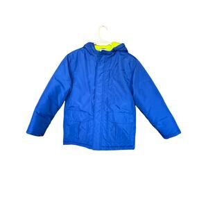 Crazy 8 Youth Puffy Snow Winter Jacket Size 10 12  blue green